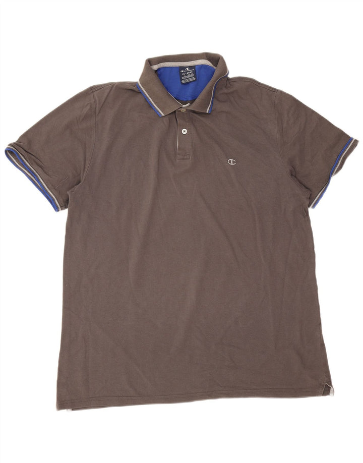 Champion Mens Polo Shirt 2XL Grey