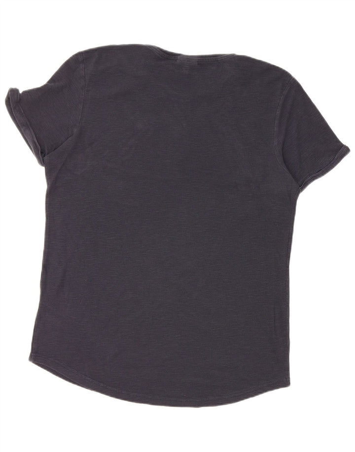 Joop Mens T-Shirt Top Large Navy Blue Cotton