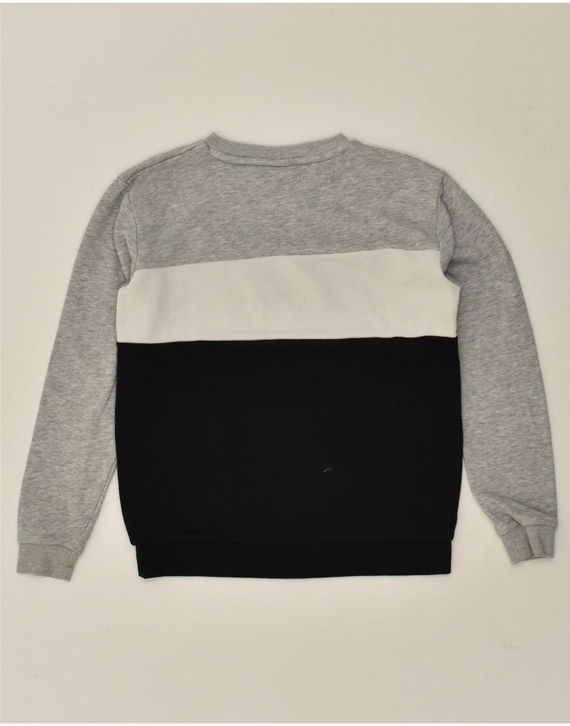 FILA Boys Graphic Sweatshirt Jumper 11-12 Years Multicoloured Colourblock | Vintage Fila | Thrift | Second-Hand Fila | Used Clothing | Messina Hembry 