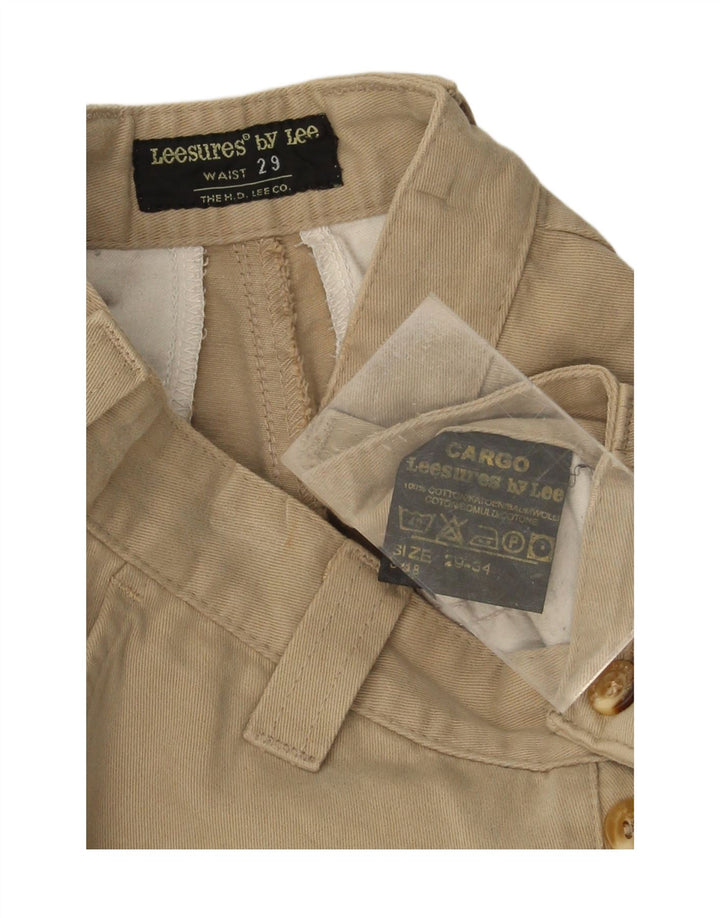 LEE Mens Straight Cargo Trousers W29 L34 Beige Cotton Vintage Lee and Second-Hand Lee from Messina Hembry 