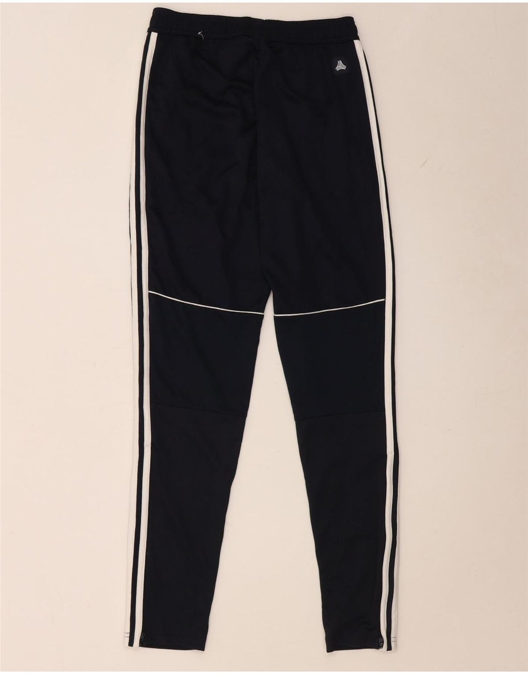 Adidas Womens Tracksuit Trousers UK 4 XS Navy Blue Polyester