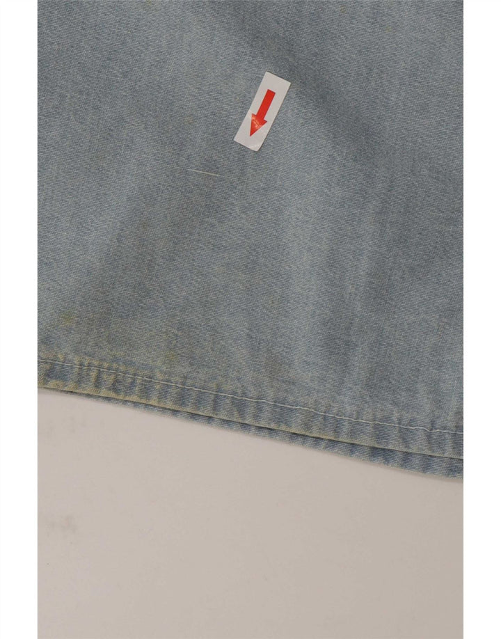 Fordocks Mens Bermuda Shorts IT 46 Small W30 Blue Patchwork Cotton
