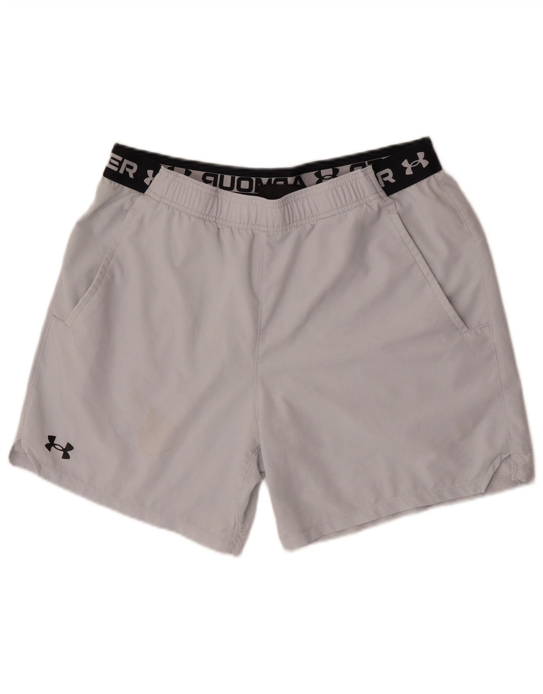 Under Armour Mens Fitted Graphic Sport Shorts XL  White Polyester