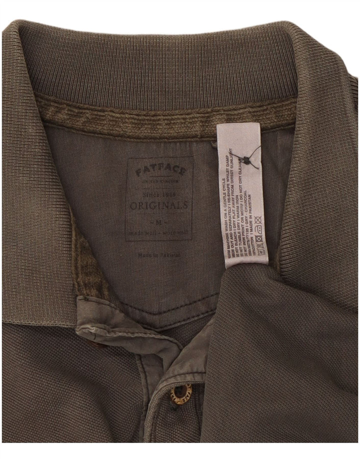 Fat Face Mens Polo Shirt Medium Grey Cotton