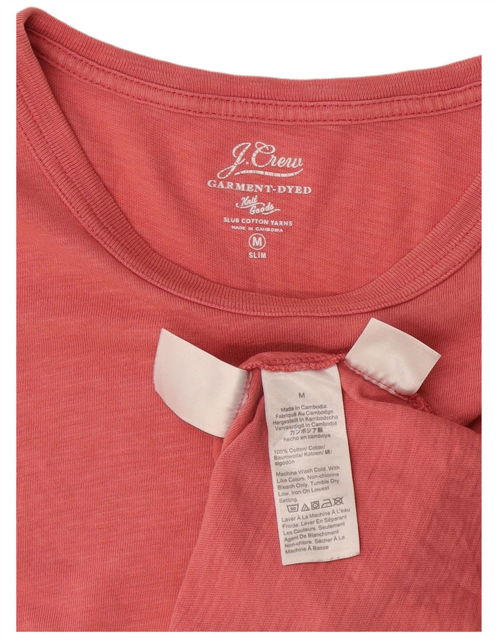 J. Crew Mens Slim T-Shirt Top Medium Pink Cotton