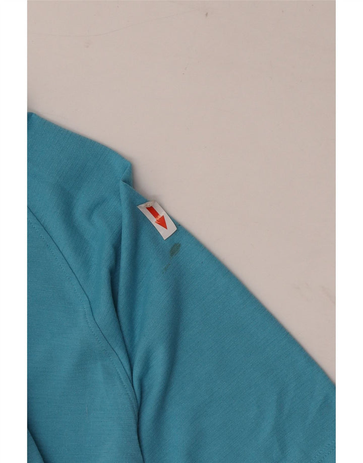 Under Armour Mens T-Shirt Top Medium Blue Polyester
