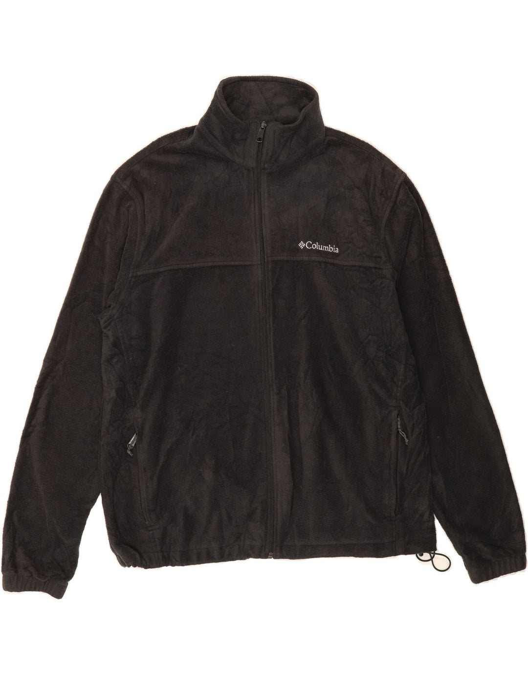 COLUMBIA Mens Fleece Jacket UK 42 XL Grey Polyester Vintage Columbia and Second-Hand Columbia from Messina Hembry 