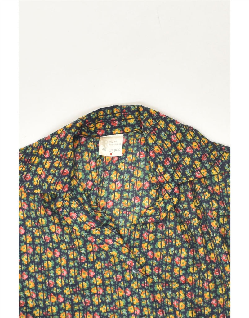 VINTAGE Womens Blouse Top IT 40 Small Multicoloured Floral | Vintage Vintage | Thrift | Second-Hand Vintage | Used Clothing | Messina Hembry 