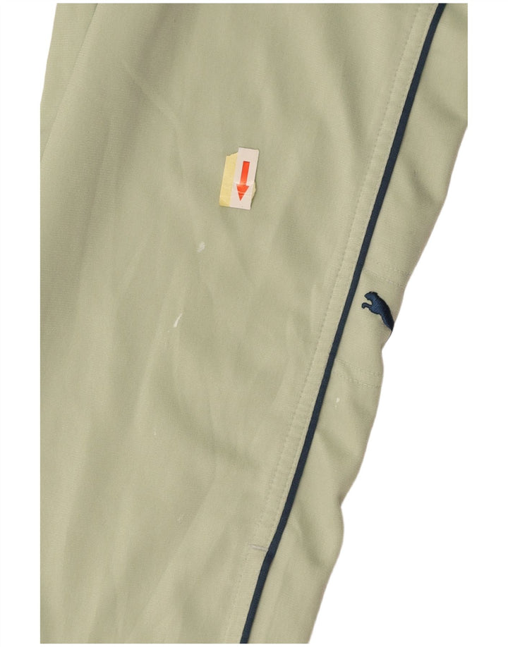 PUMA Mens Tracksuit Trousers Medium  Green Polyester