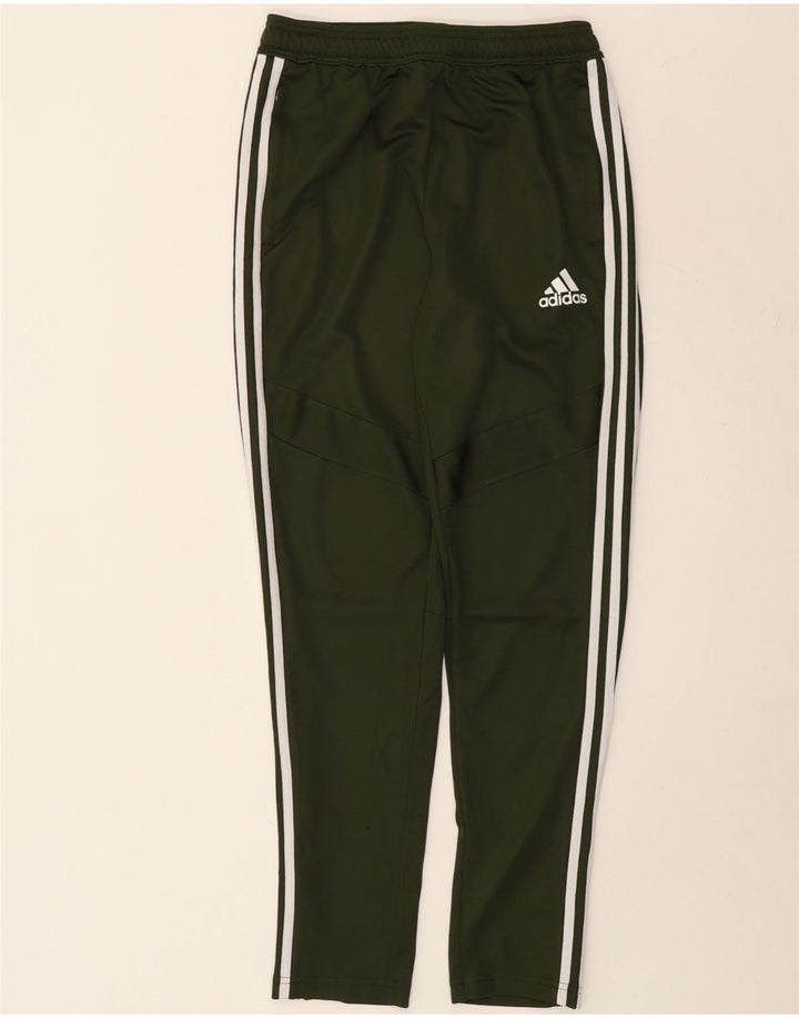 Adidas Boys Climacool Tracksuit Trousers 13-14 Years  Khaki Polyester