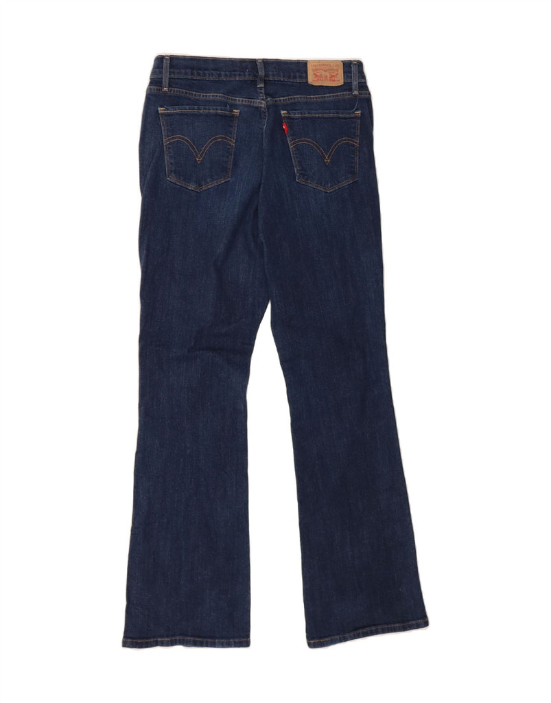 LEVI'S Womens 515 Bootcut Jeans US 10 Large W34 L32 Navy Blue Cotton Vintage Levi's and Second-Hand Levi's from Messina Hembry 
