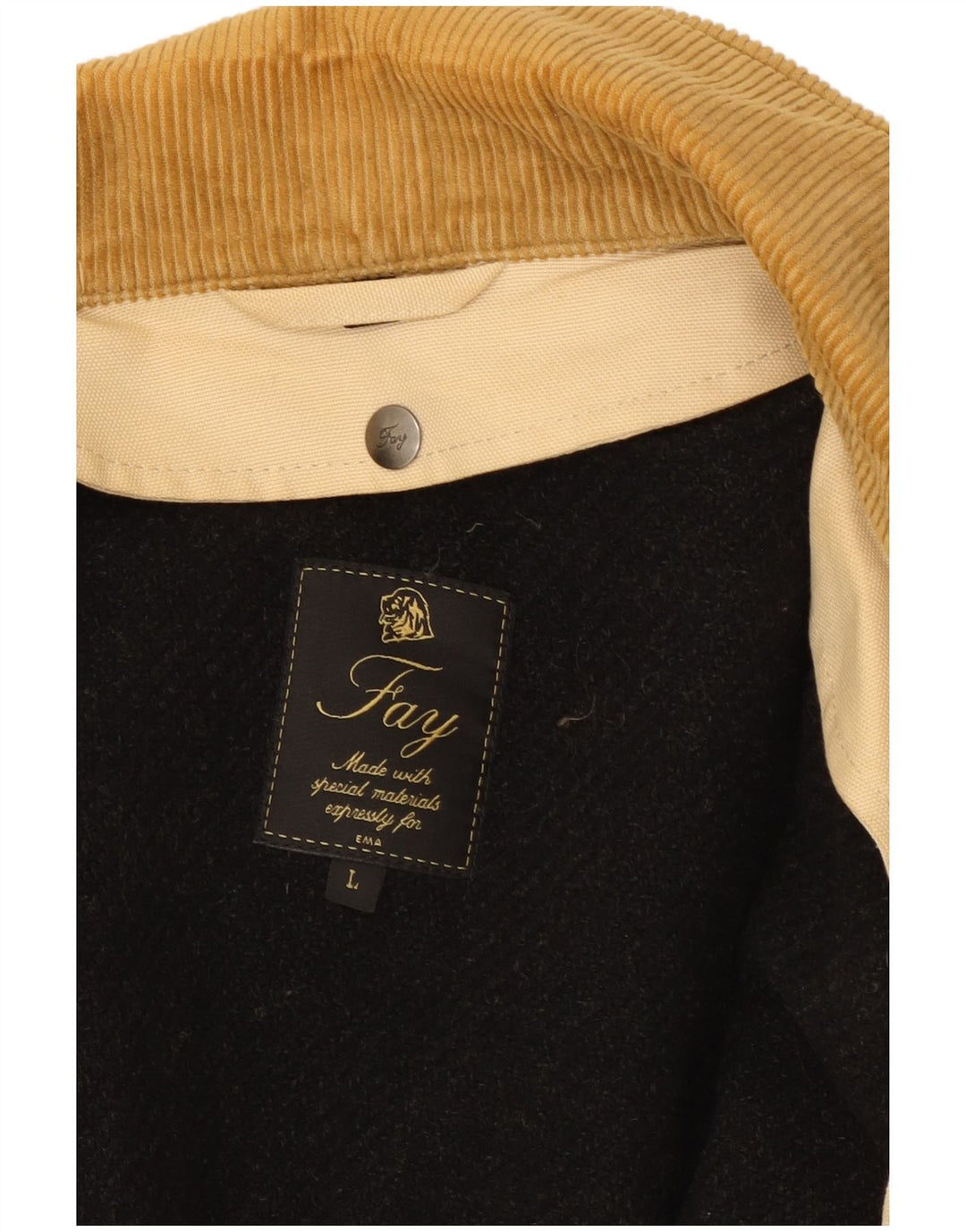 Fay Womens Duffle Coat UK 16 Large Beige