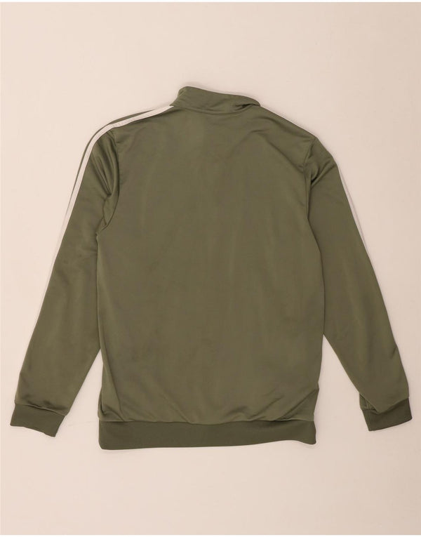 Adidas Mens Tracksuit Top Jacket Medium Khaki Polyester