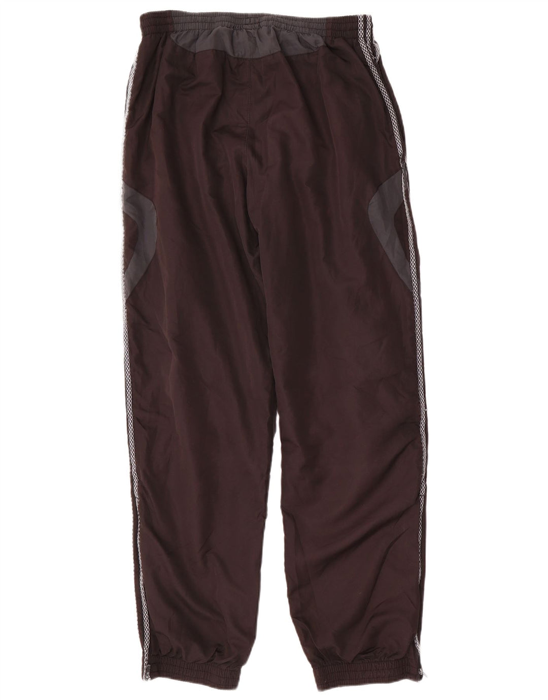 Adidas Mens Tracksuit Trousers Joggers XL Brown Colourblock Polyester