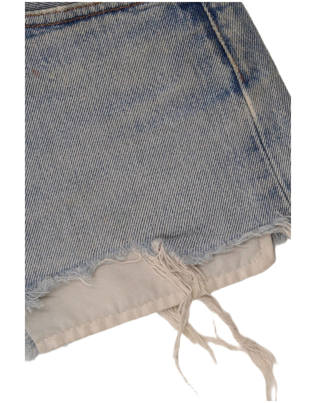 Levi's Womens 501 Distressed Mini Denim Skirt W31 Medium Blue Cotton