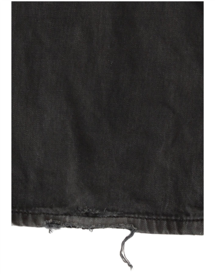 Levi's Mens 504 Straight Jeans W33 L34 Grey Cotton