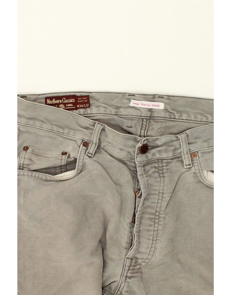 MARLBORO CLASSICS Mens Slim Jeans W34 L32 Grey Cotton | Vintage Marlboro Classics | Thrift | Second-Hand Marlboro Classics | Used Clothing | Messina Hembry 