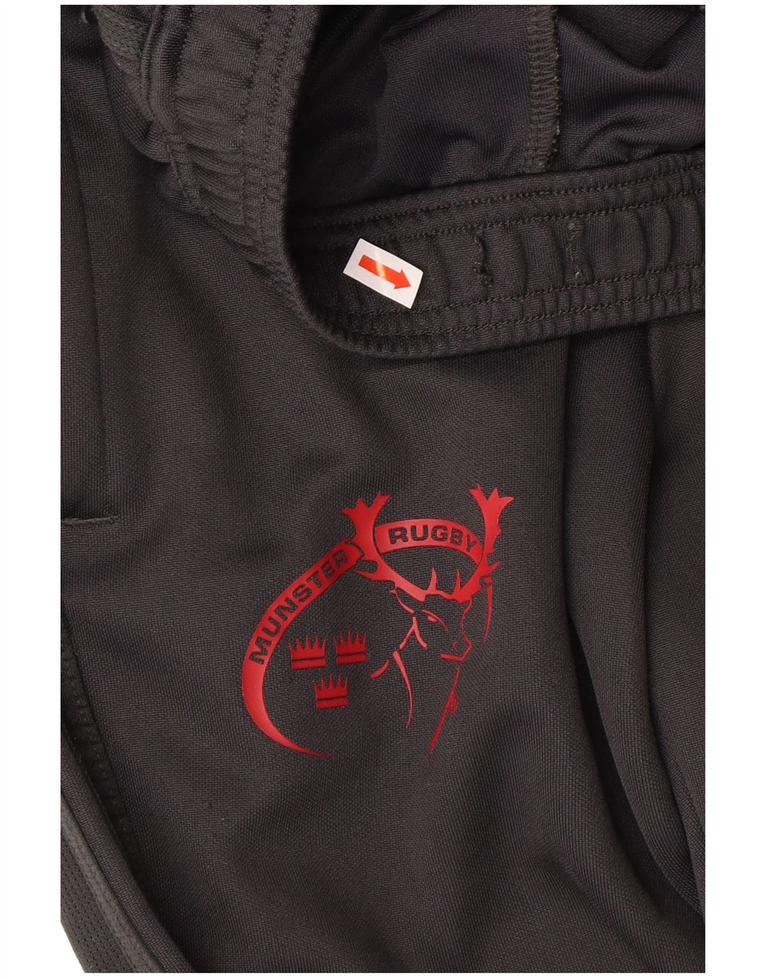 ADIDAS Mens Munster Rugby Tracksuit Trousers Joggers Small Black Polyester