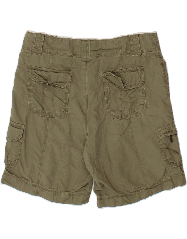 EDDIE BAUER Womens Cargo Shorts US 6 Medium W30  Khaki Cotton Vintage Eddie Bauer and Second-Hand Eddie Bauer from Messina Hembry 
