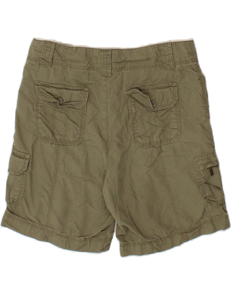 EDDIE BAUER Womens Cargo Shorts US 6 Medium W30  Khaki Cotton Vintage Eddie Bauer and Second-Hand Eddie Bauer from Messina Hembry 
