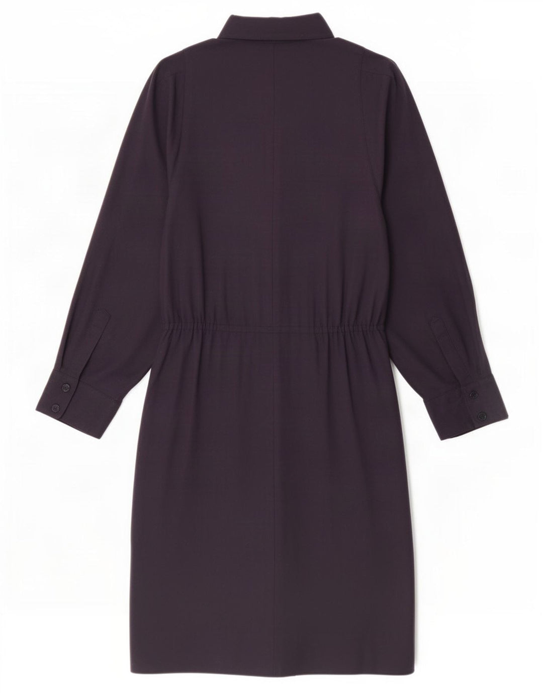 Luisa Spagnoli Womens A-Line Dress IT 44 Medium Navy Blue Wool