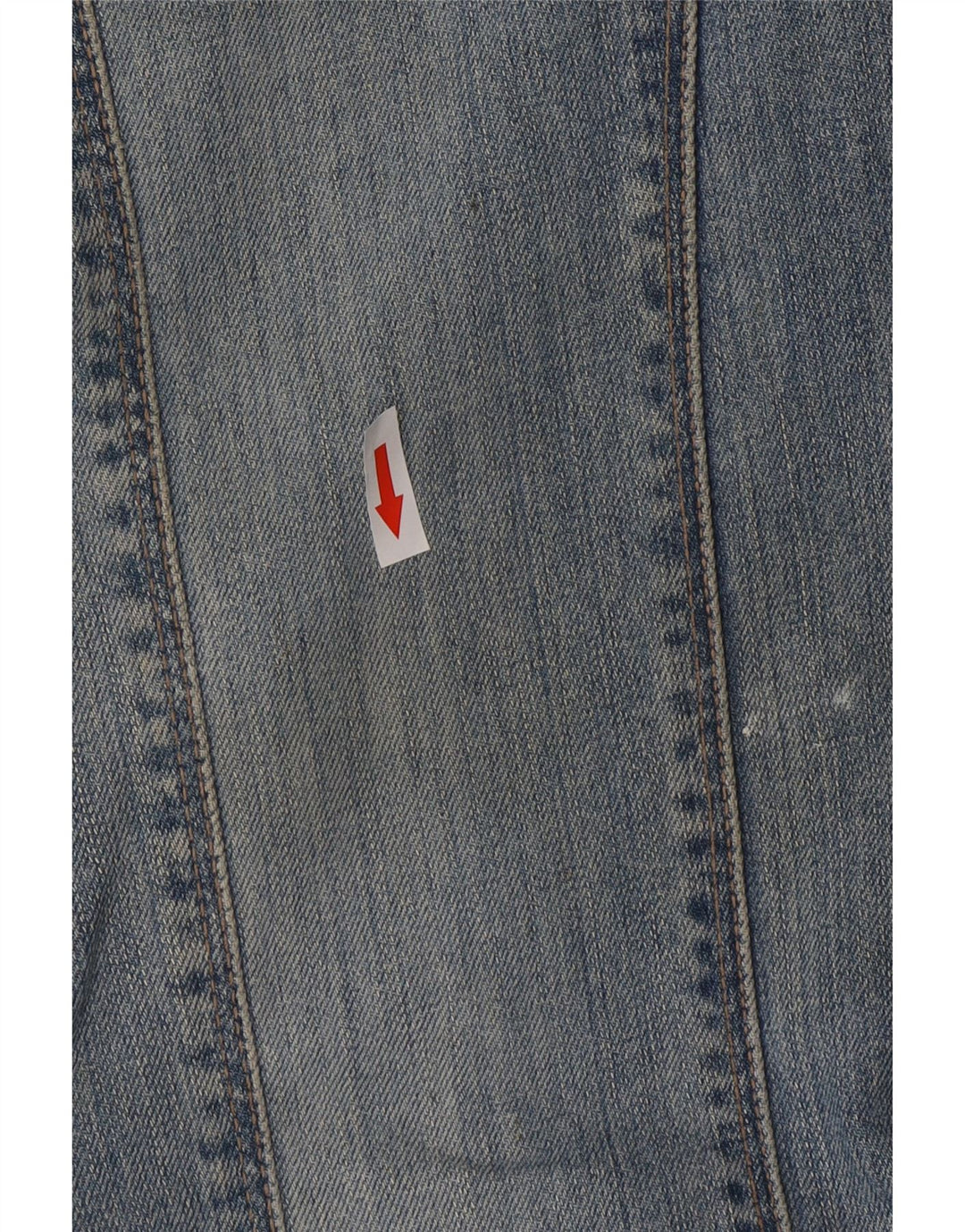 Calvin Klein Womens Straight Jeans W29 L35 Blue Cotton