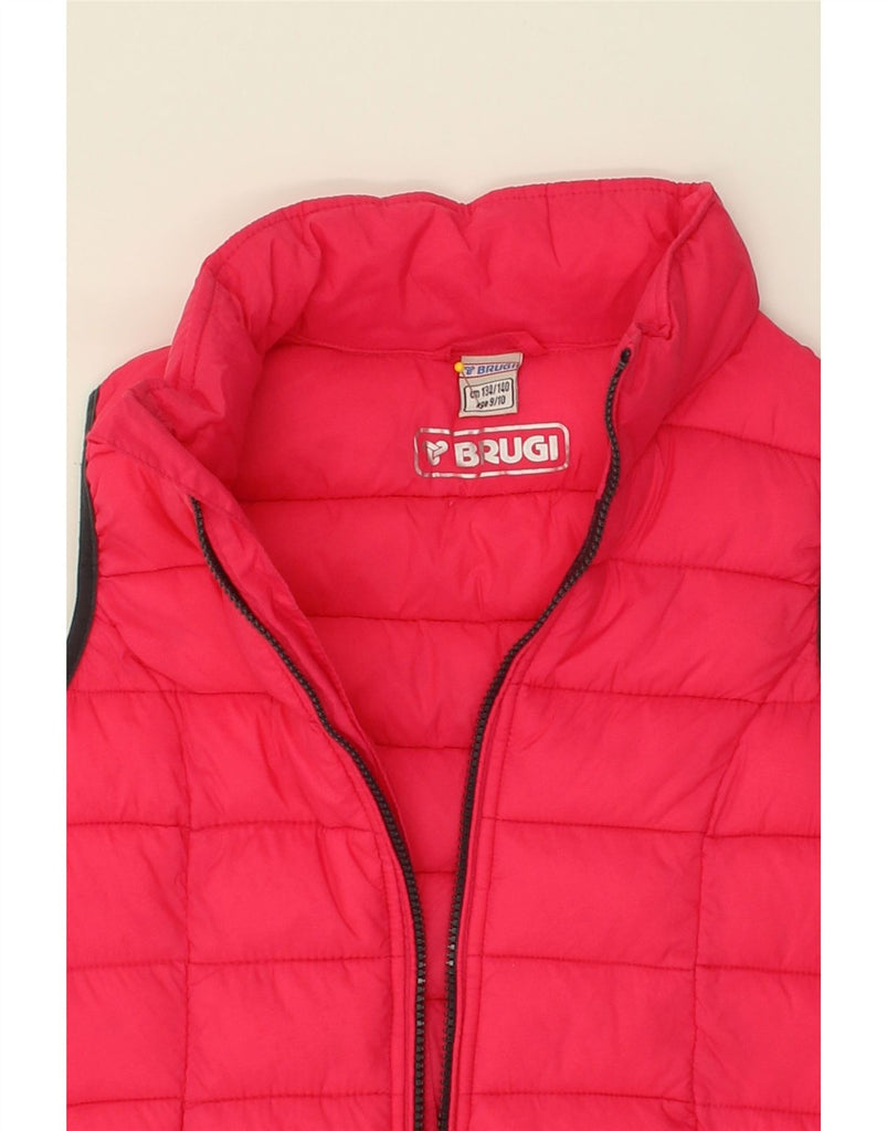 BRUGI Girls Padded Gilet 9-10 Years Pink Polyamide | Vintage Brugi | Thrift | Second-Hand Brugi | Used Clothing | Messina Hembry 