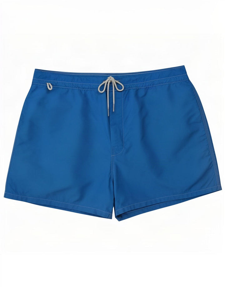 Sundek Mens Regular Swimming Shorts Large Blue Colourblock Nylon