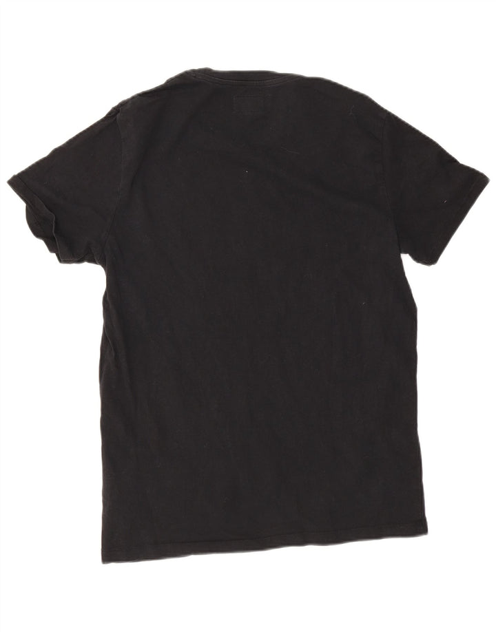 Wrangler Mens T-Shirt Top Small Black Cotton
