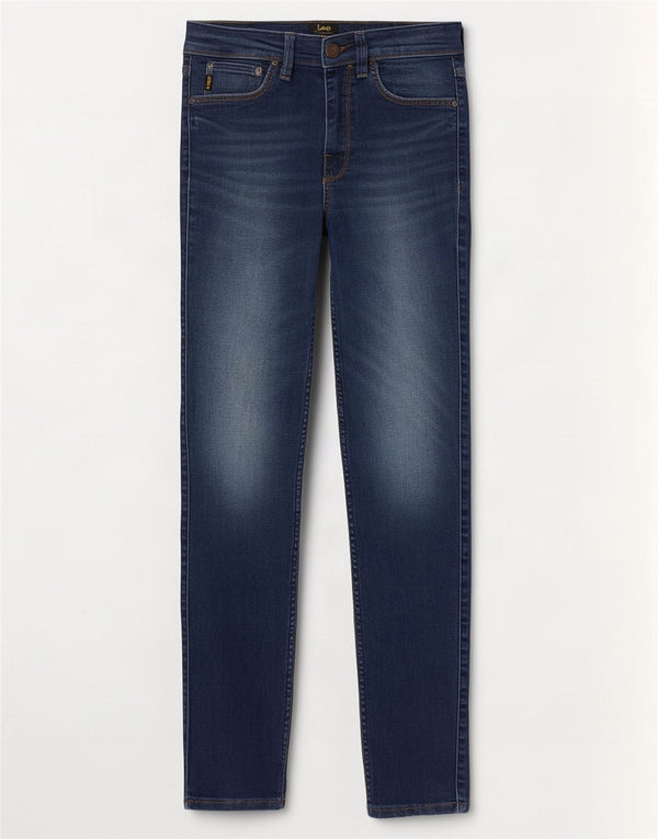 Lee Womens Jodee Ultra Skinny Jeans W25 L27 Navy Blue Cotton