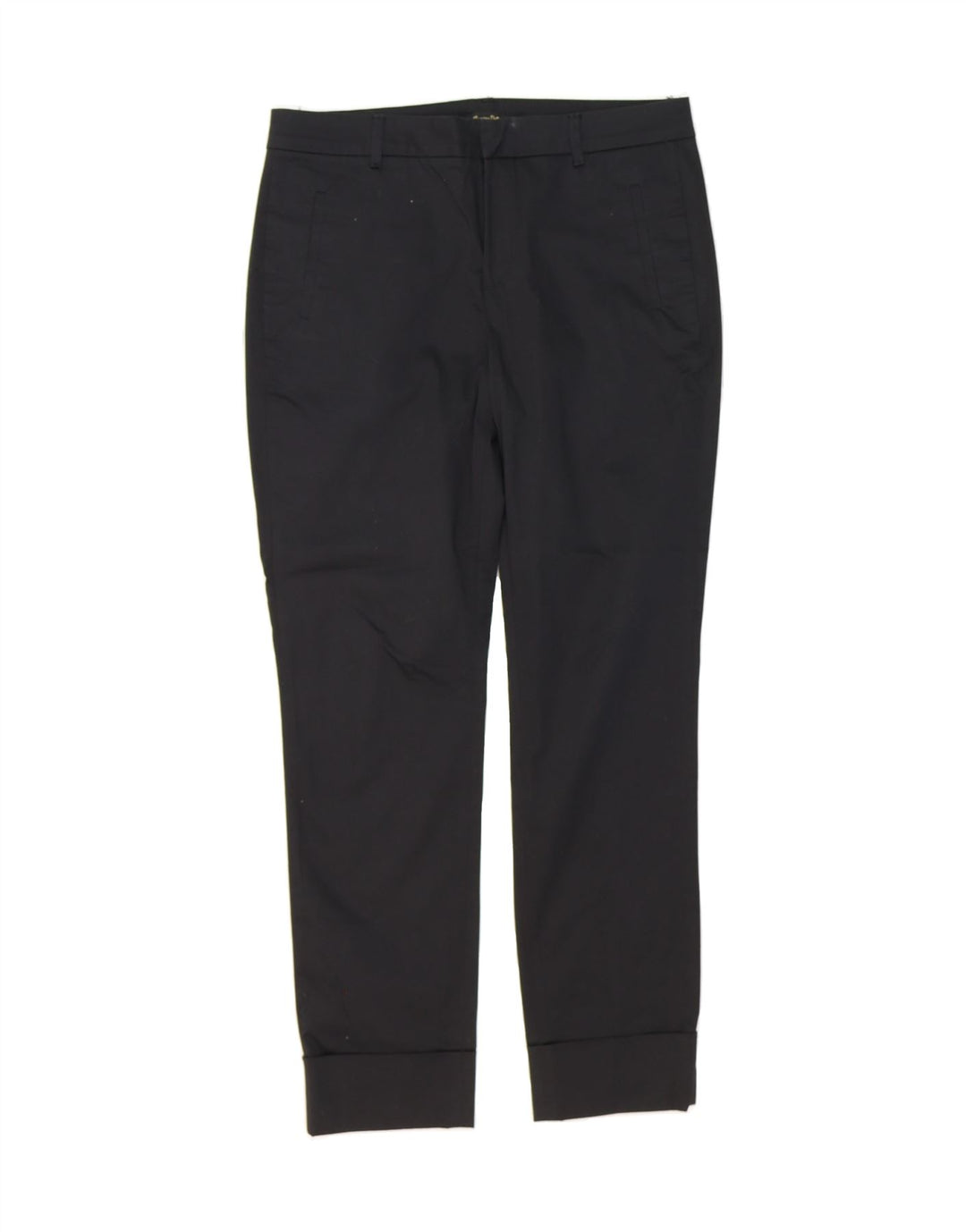 MASSIMO DUTTI Womens Slim Casual Trousers EU 40 Medium W30 L28 Black Vintage Massimo Dutti and Second-Hand Massimo Dutti from Messina Hembry 