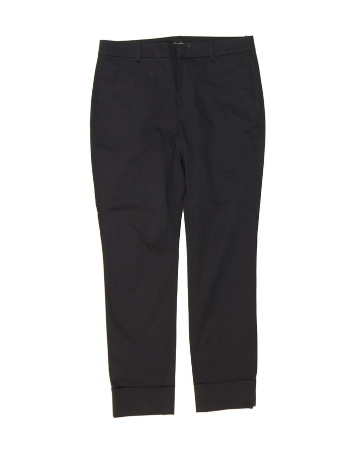 MASSIMO DUTTI Womens Slim Casual Trousers EU 40 Medium W30 L28 Black Vintage Massimo Dutti and Second-Hand Massimo Dutti from Messina Hembry 