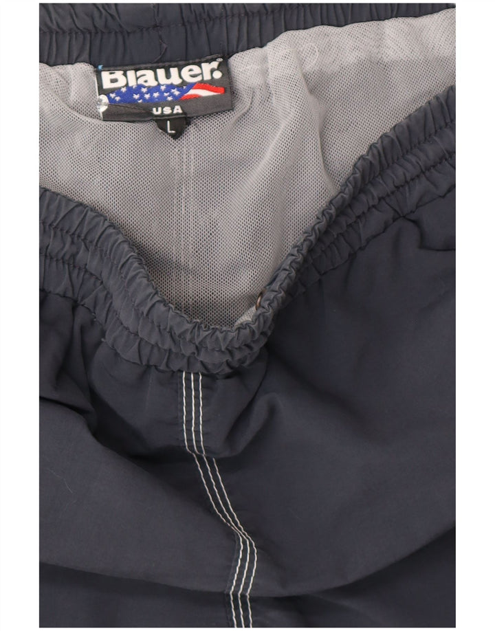 Blauer Mens Swimming Shorts Large  Navy Blue Nylon