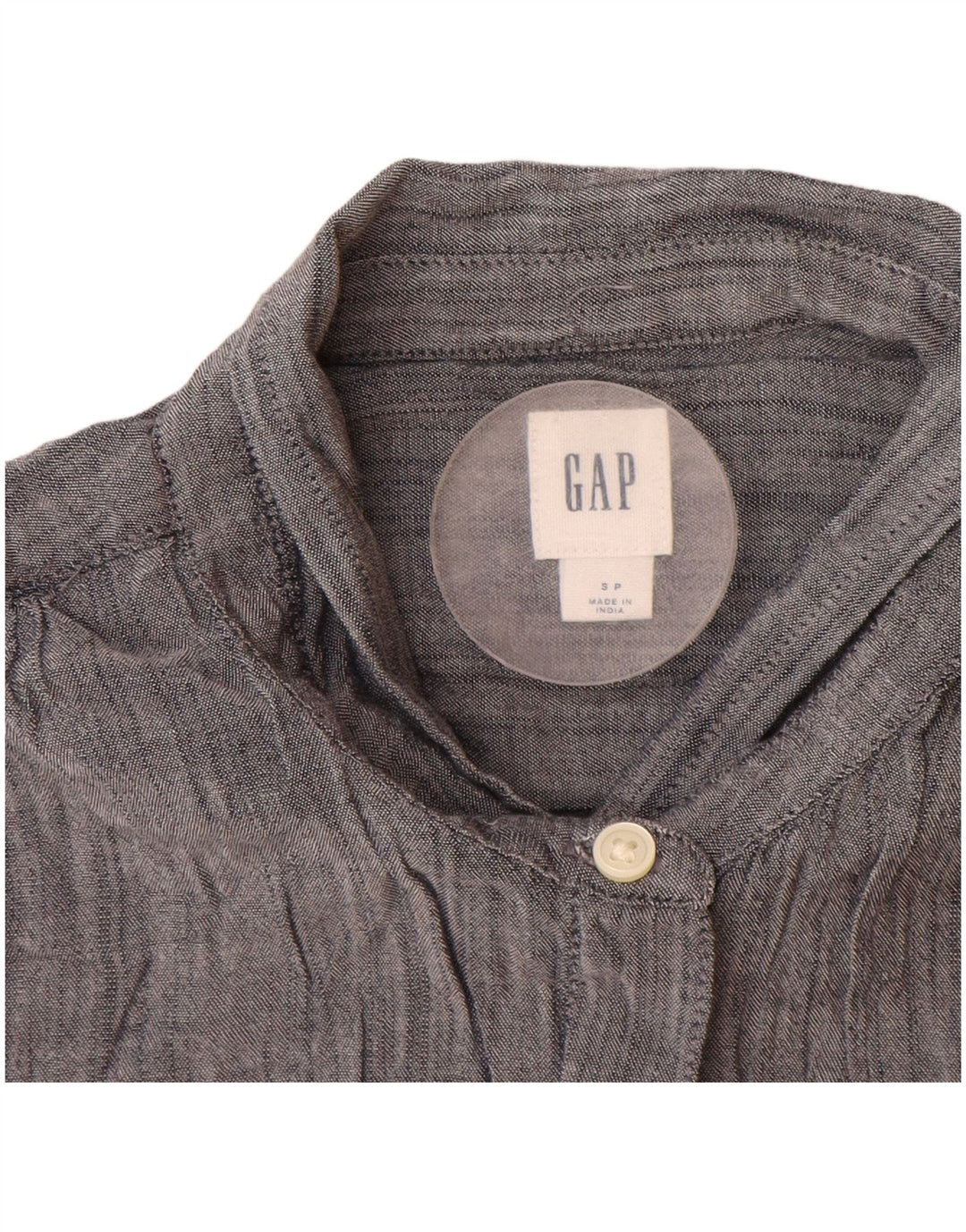 GAP Womens Oversized Shirt Blouse UK 10 Small Grey