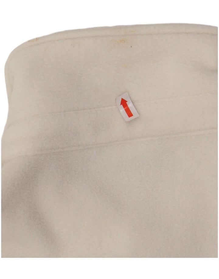 FILA Mens Graphic Fleece Shirt Medium White Polyester