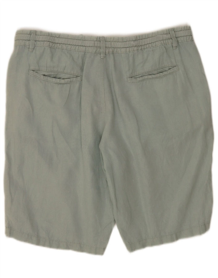 Benetton Mens Chino Shorts W34 Large Green