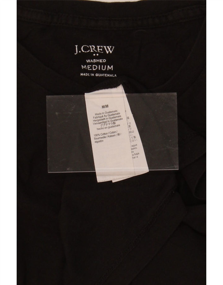J. CREW Mens T-Shirt Top Medium Black Cotton Vintage J. Crew and Second-Hand J. Crew from Messina Hembry 