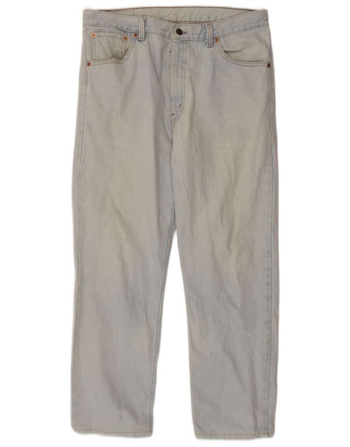 Levi's Mens 521 Tapered Jeans W38 L29 Blue Cotton
