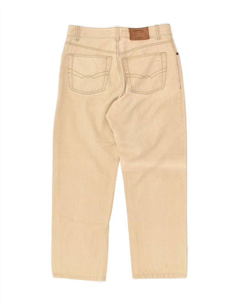 CAMEL Mens Straight Jeans W32 L26 Beige Cotton Vintage Camel and Second-Hand Camel from Messina Hembry 