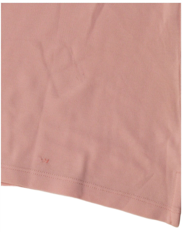Puma Womens Polo Shirt UK 12 Medium Pink