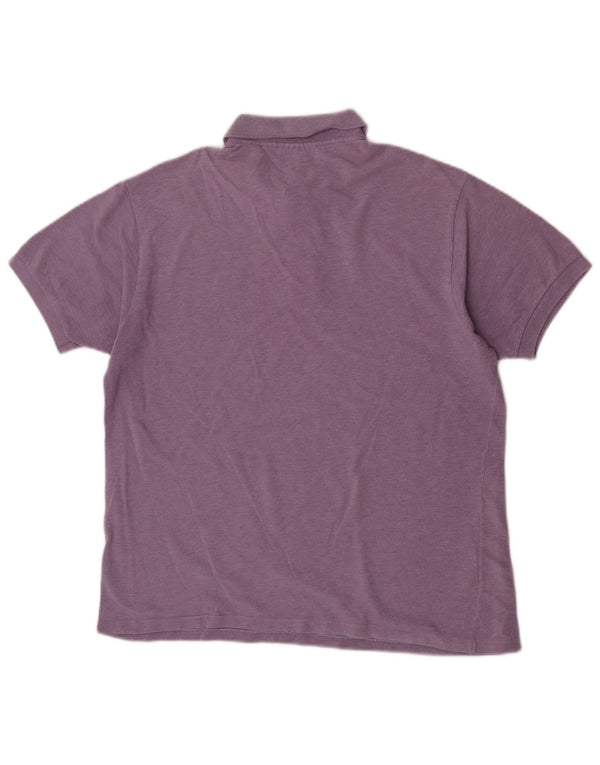 Lacoste Mens Classic Fit Polo Shirt Size 5 Large Purple Cotton