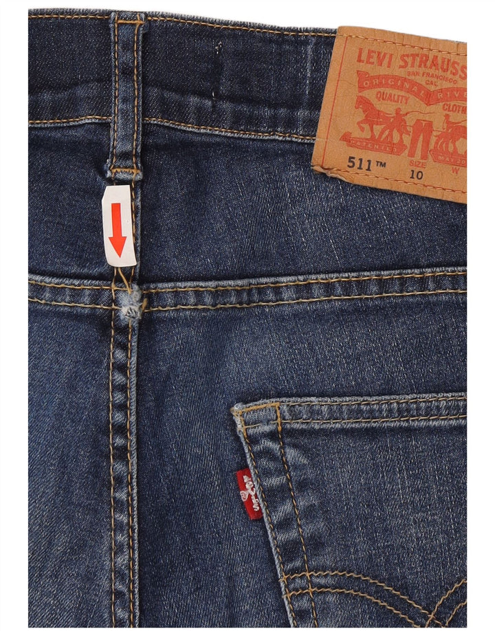 Levi's Boys 511 Slim Jeans 9-10 Years W24 L26 Blue Cotton