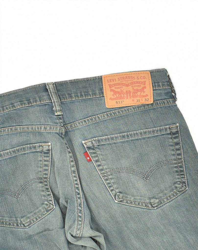 LEVI'S Mens 511 Slim Jeans W31 L32 Blue Cotton | Vintage Levi's | Thrift | Second-Hand Levi's | Used Clothing | Messina Hembry 