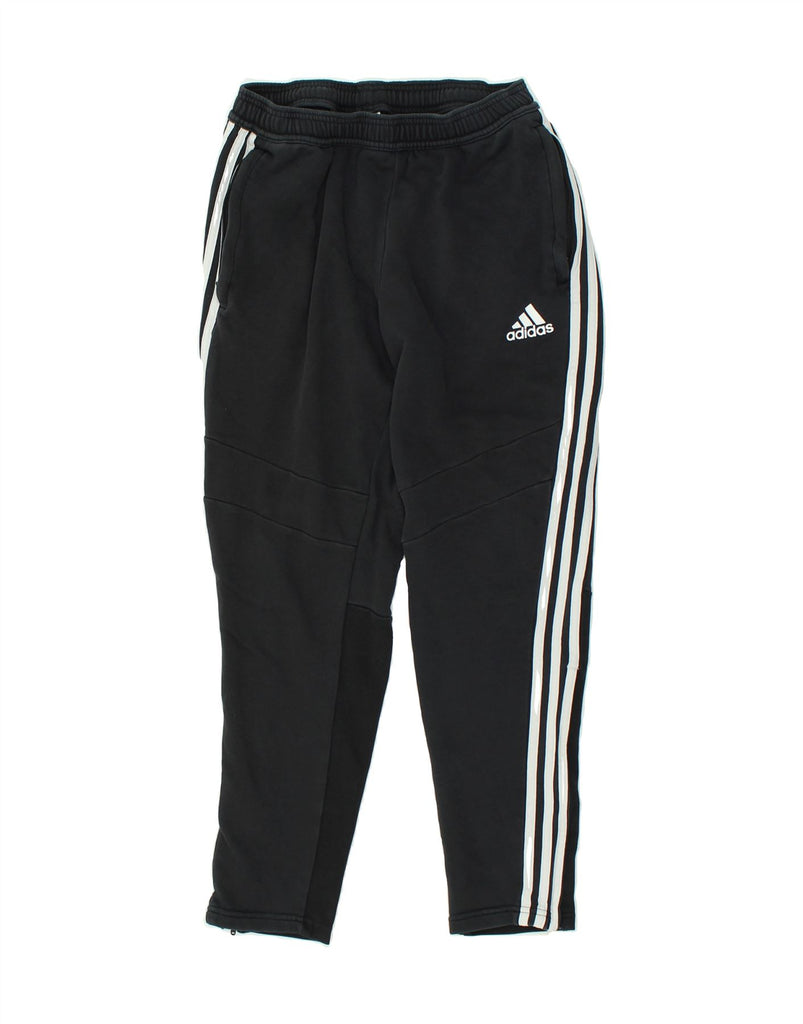 ADIDAS Mens Tracksuit Trousers Medium Black Cotton | Vintage Adidas | Thrift | Second-Hand Adidas | Used Clothing | Messina Hembry 