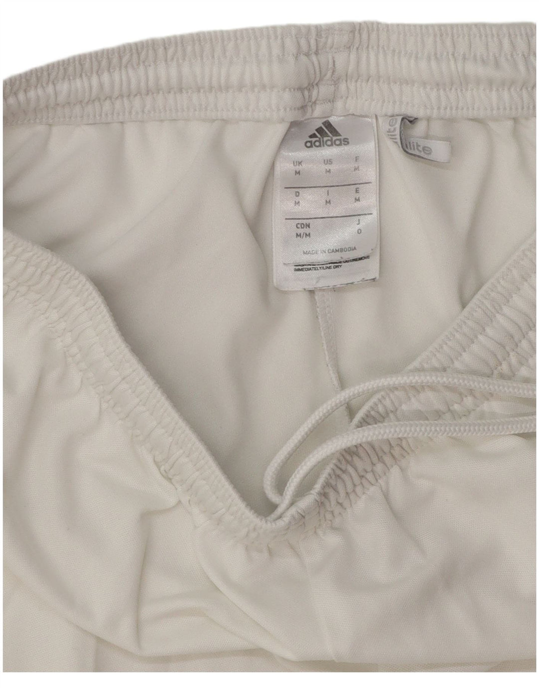 Adidas Mens Climalite Sport Shorts Medium White Polyester