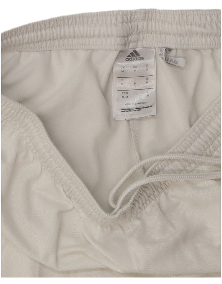 Adidas Mens Climalite Sport Shorts Medium White Polyester