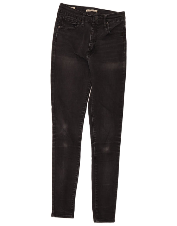 Levi's Womens Mile High Super Skinny Jeans W28 L32 Black