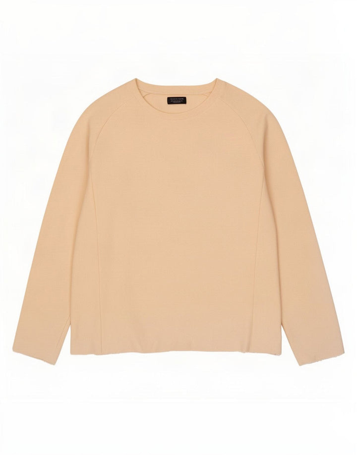 Zara Mens Top Long Sleeve XL Beige