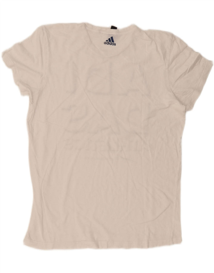 Adidas Mens Graphic T-Shirt Top Large White