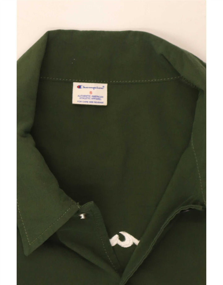 Champion Mens Tracksuit Top Jacket Small Green